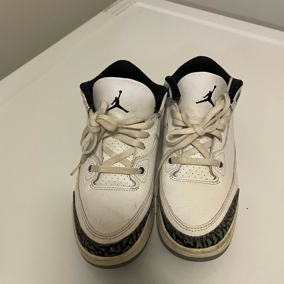 [DM0966-105] Preschool Air Jordan Retro 3 (PS) 'Dark Iris' - Picture 2 of 6